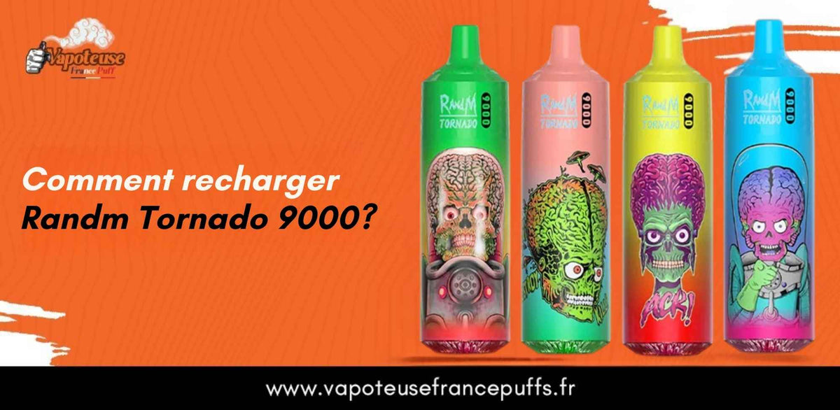 Comment recharger Randm Tornado 9000? - Vapoteusefrancepuffs Comment recharger Randm Tornado 9000? - Vapoteusefrancepuffs