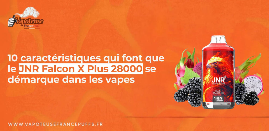 10 caractéristiques qui font que le JNR Falcon X Plus 28000 se démarque dans les vapes