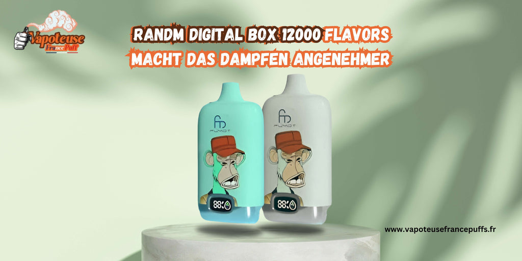 RandM Digital Box 12000 Aromen macht das Dampfen angenehmer