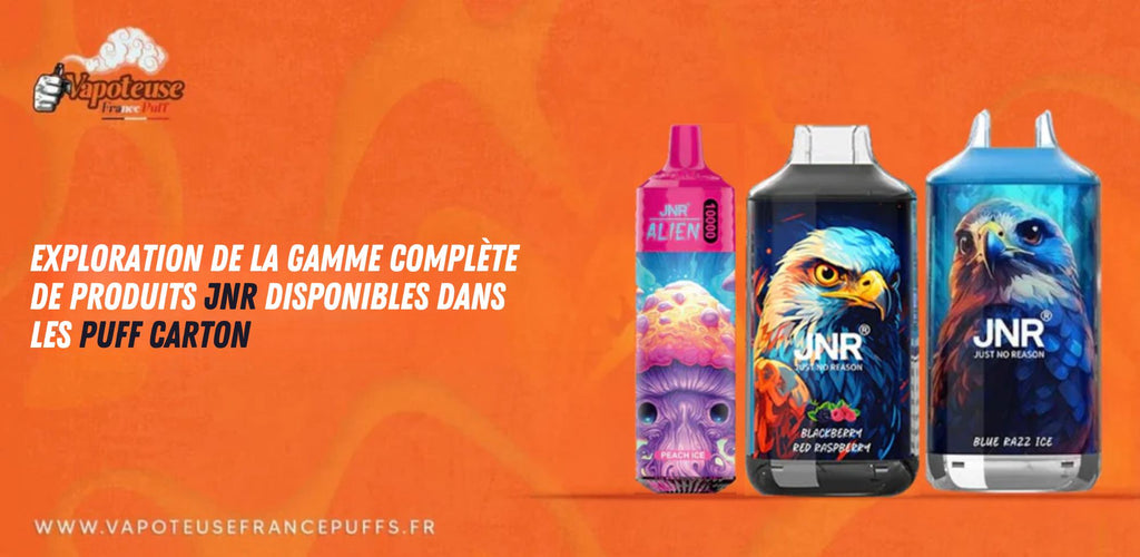 Ontdek het volledige gamma JNR-producten in Puff Pack