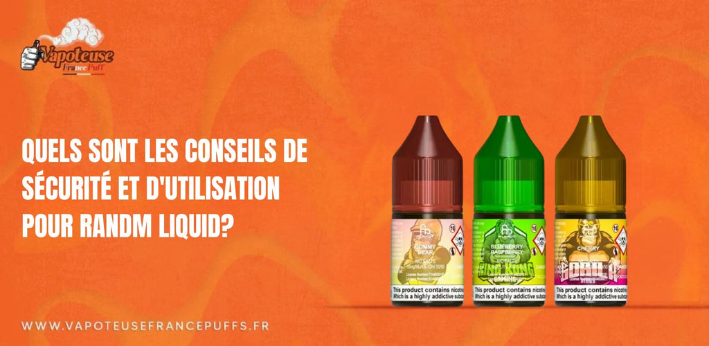 Wat zijn de veiligheid en het gebruik tips voor RAndM Liquid?
