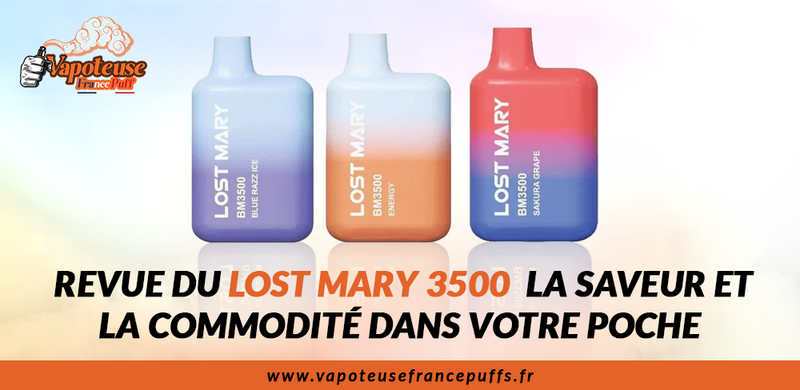 Revue du Lost Mary 3500 : La saveur et la commodité dans votre poche