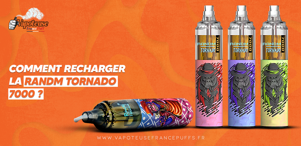Comment recharger la RandM Tornado 7000? Comment recharger la RandM Tornado 7000?