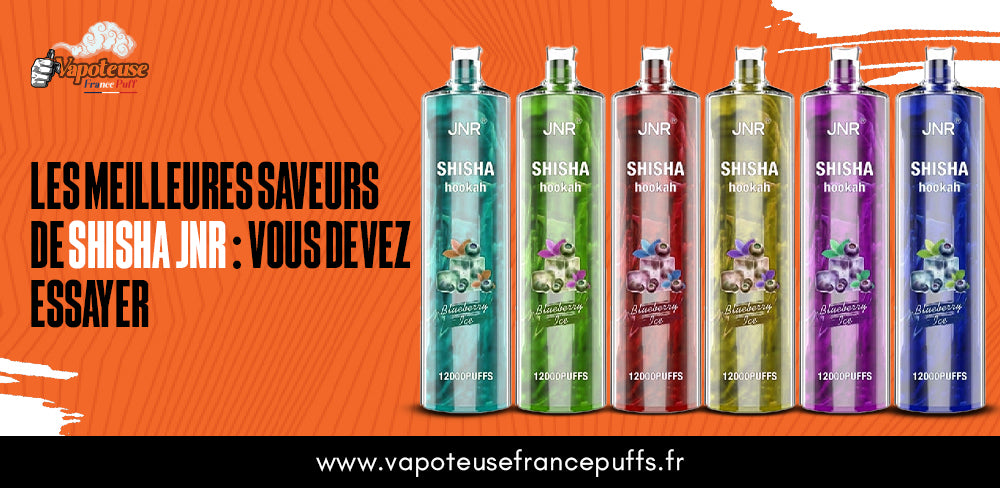 Les meilleures saveurs de shisha JNR 12000 : Vous devez essayer