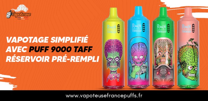 Puff 9000 Taff réservoir prérempli