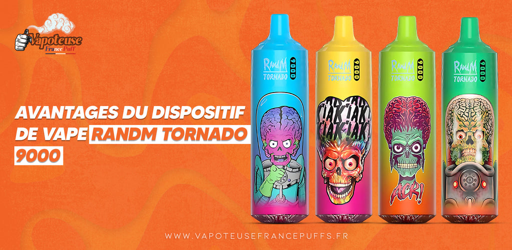 Avantages du dispositif RandM Tornado 9000 Vape