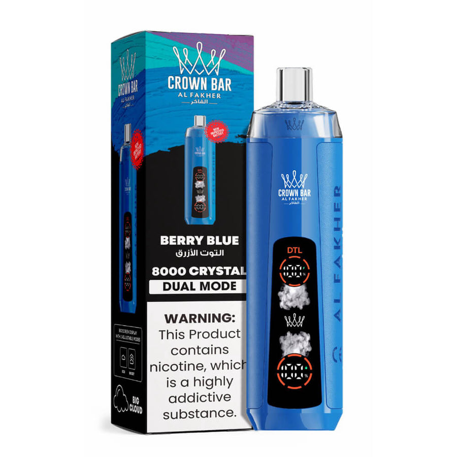 Al Fakher 8000 Crystal Dual Mode Disposable Vape (Box of 10)