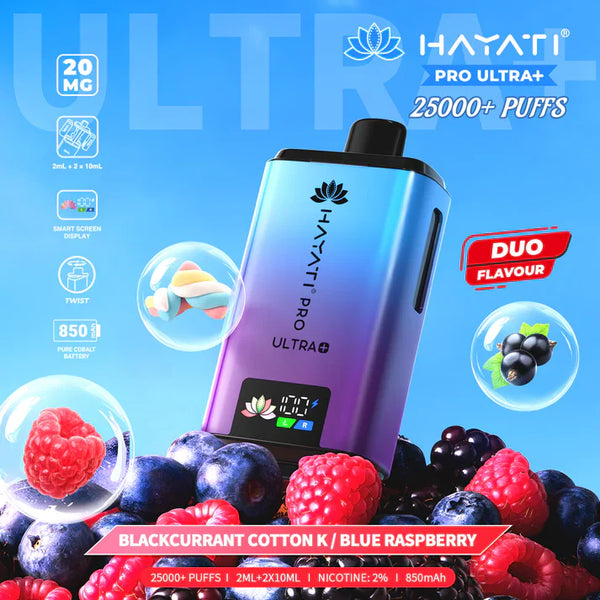 Hayati Pro Ultra Plus 25000 Puffs Disposable Vape (Box of 10)