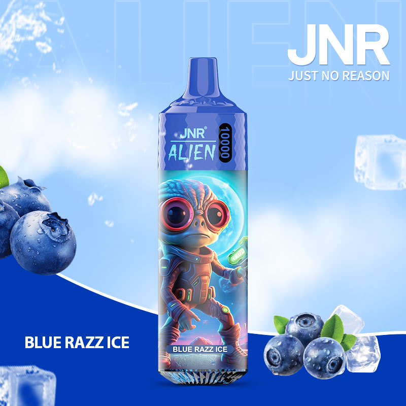 JNR Alien 10000 Puffs - Blue Razz Ice