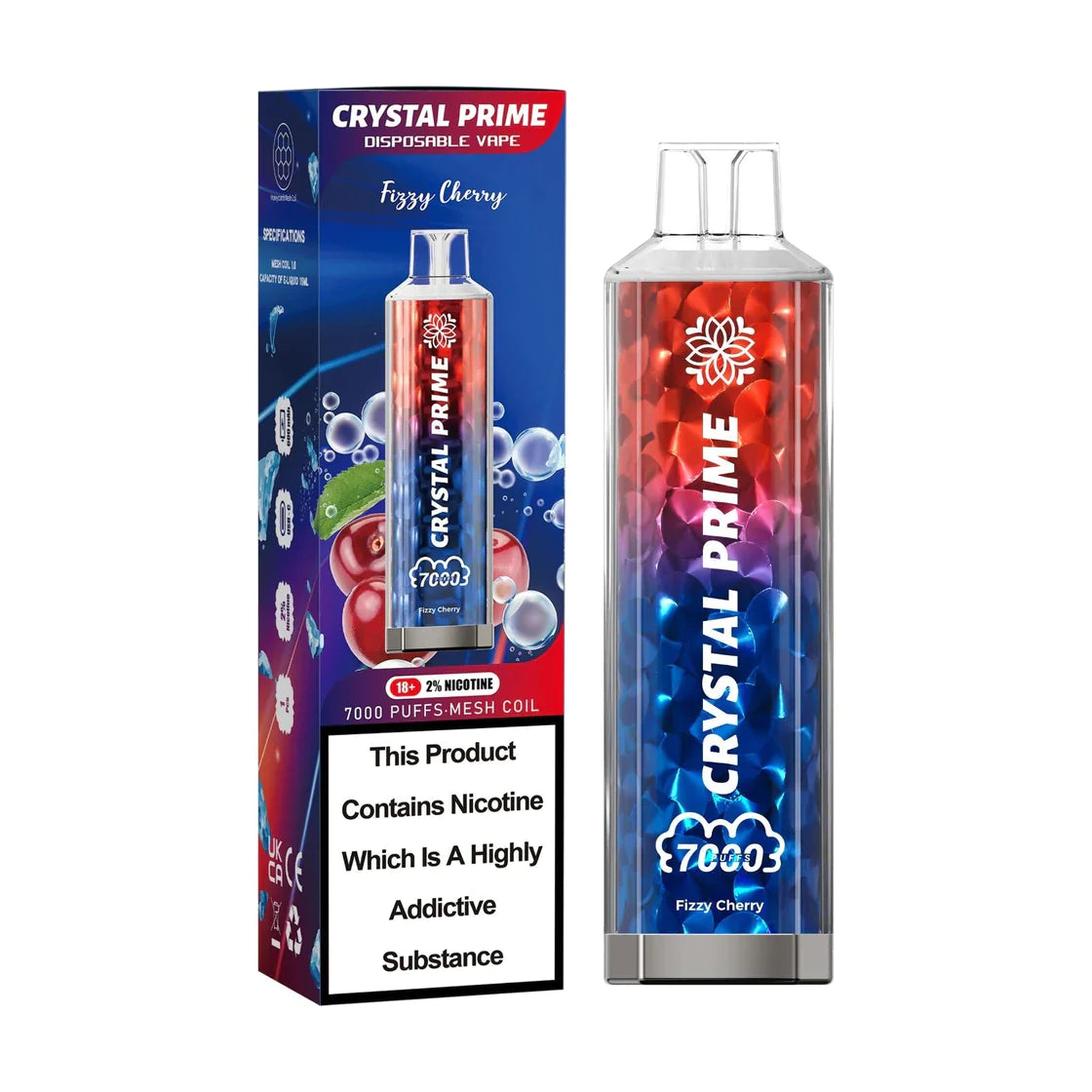 Crystal Prime 7000 puffs | Prix: 16,99