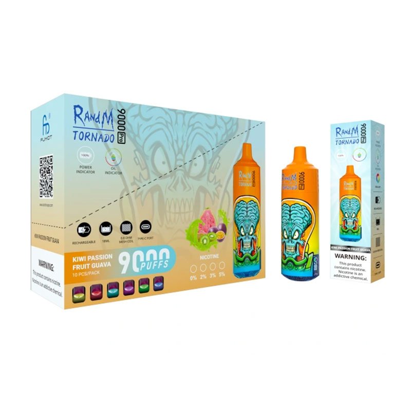 Randm Tornado 9000 Pro en gros Jetable Vape - 99,99 prix
