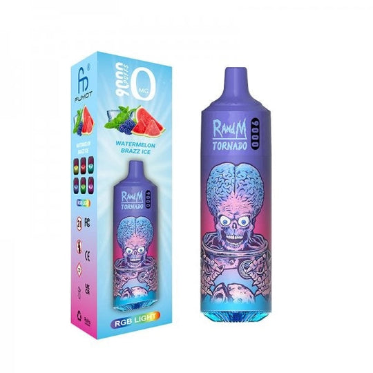 RandM Tornado 9000 Puffs - Watermelon Brazz Ice