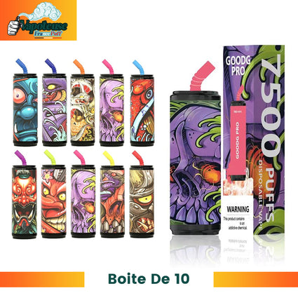 Goodg Pro 7500 Puffs (Boîte de 10)