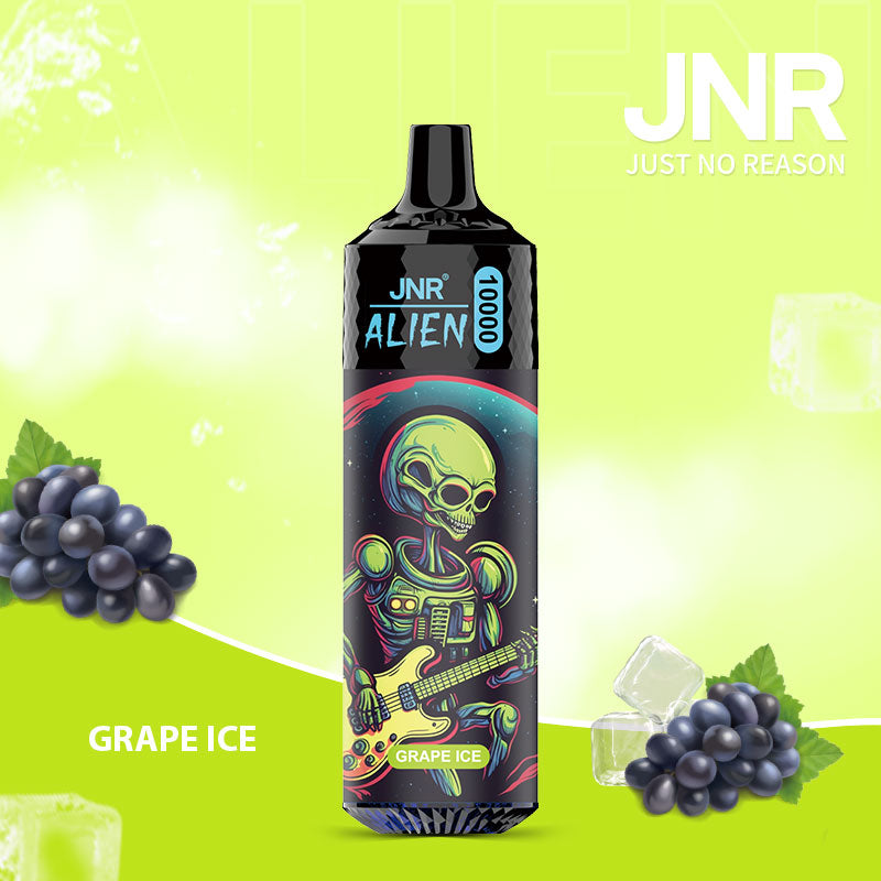 JNR Alien 10000 Puffs - Grape Ice