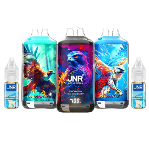 JNR FALCON X PLUS 28000 puffs bar 20mg nicotine (Box of 10)