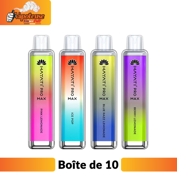 Hayati Pro Max 4000 Puffs (Boîte de 10)