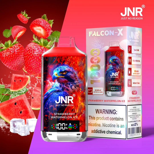 JNR Falcon X 18k Puffs - Strawberry Watermelon Ice