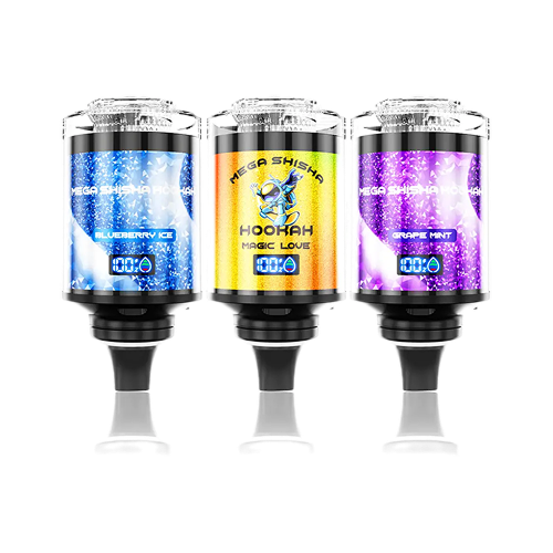 JNR Mega Shisha Hookah 100k Puffs Jetable Vape (Boîte de 4)