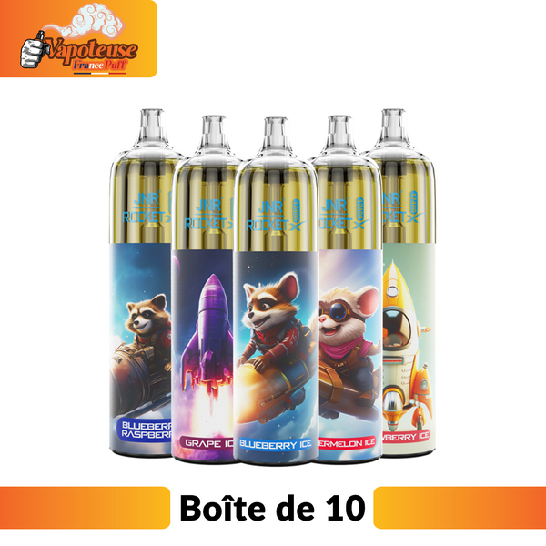 JNR Rocket X 12400 Puffs Jetable Vape (Boîte de 10)