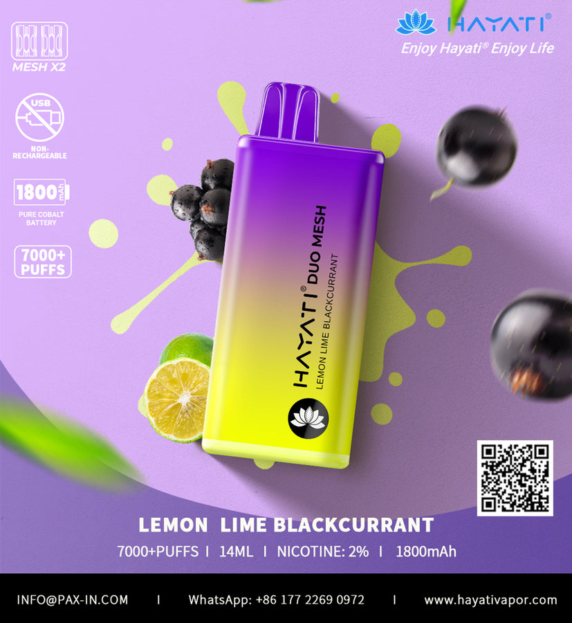 Hayati Duo Mesh 7000 Puffs Jetable Vape