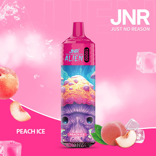 JNR Alien 10000 Puffs - Peach Ice