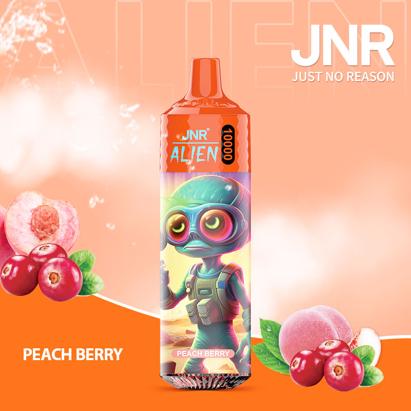 JNR Alien 10000 Puffs - Peach Berry