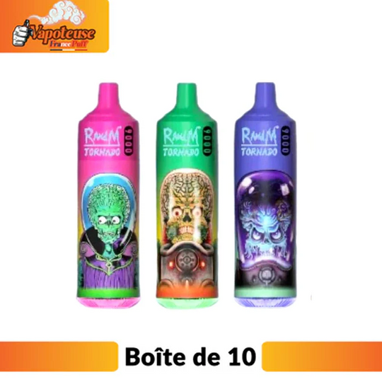 Randm Tornado 9000 Pro Puffs Disposable Vape (æske a 10 stk.)