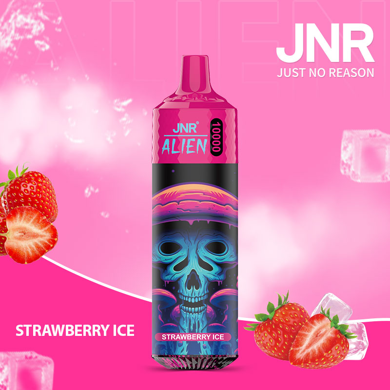 JNR Alien 10000 Puffs - Strawberry Ice