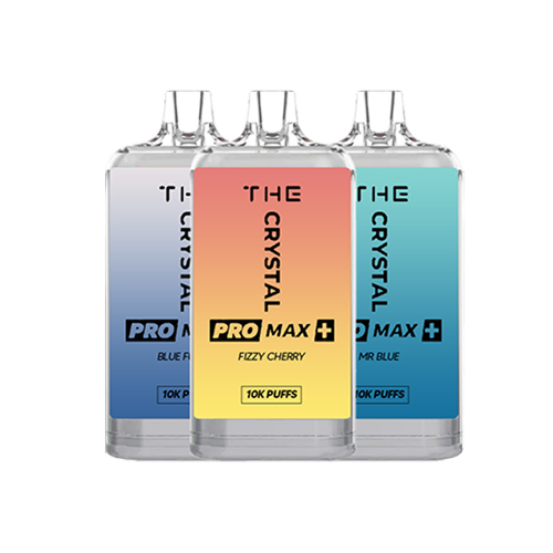 THE Crystal Pro Max + 10000 Wegwerp Vape (Doos van 10)