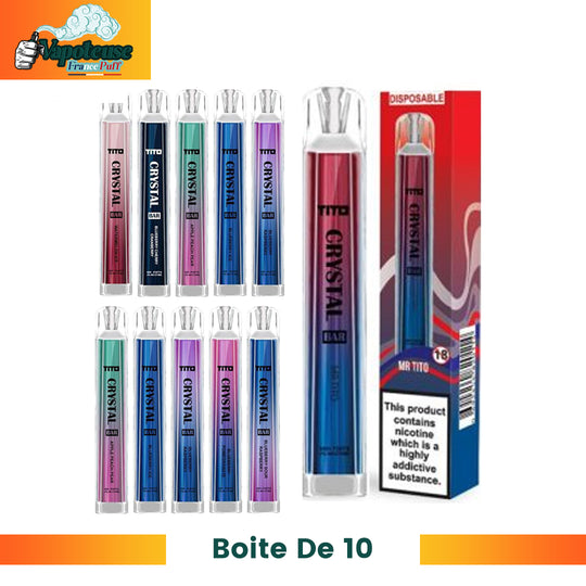 Tito Crystal Bar 600 Puffs (Box mit 10 Stück)