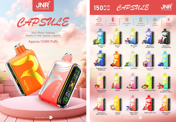 JNR Digital Box Capsule 15000 Puffs