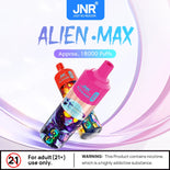 JNR Alien Max 18000 Puffs Disposable Vape (Box of 10)