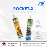 JNR Rocket X 12400 Puffs Disposable Vape (10er-Pack)