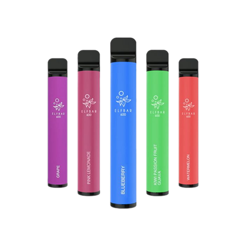 Elf bar 600 Puffs Disposable Vape (Box of 10)