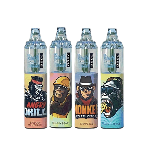 RandM Tornado 7000 Puff Disposable Vape Zero Nicotine (Box of 10)