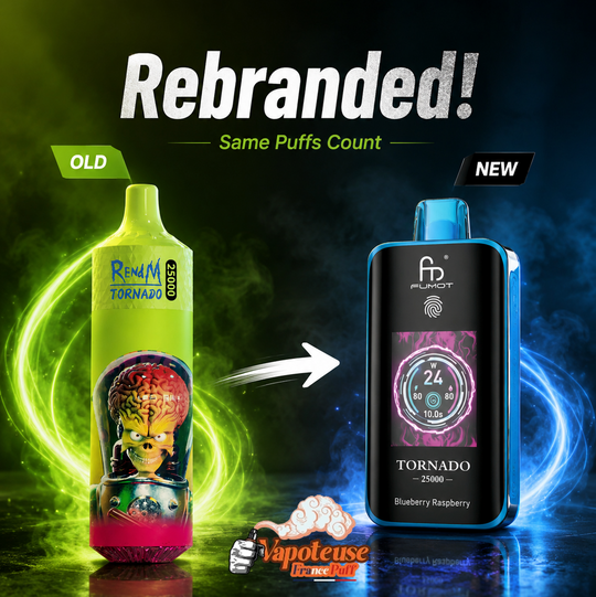 REndM Tornado 25000 Puffs (Boîte de 10)