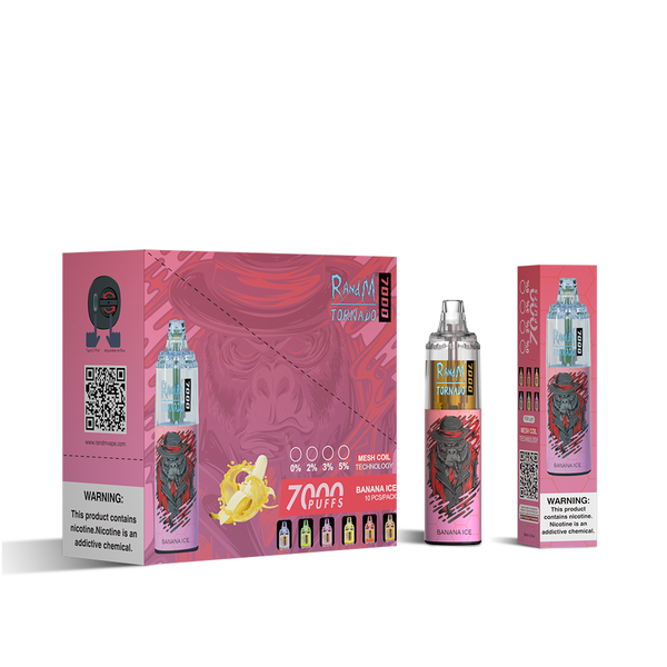 RandM Tornado 7000 Puffs (10er-Pack)