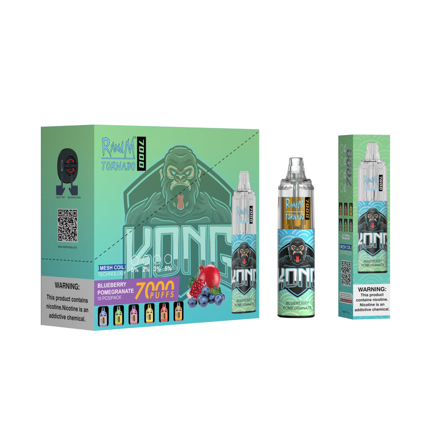 RandM Tornado 7000 Puffs (Boîte de 10)