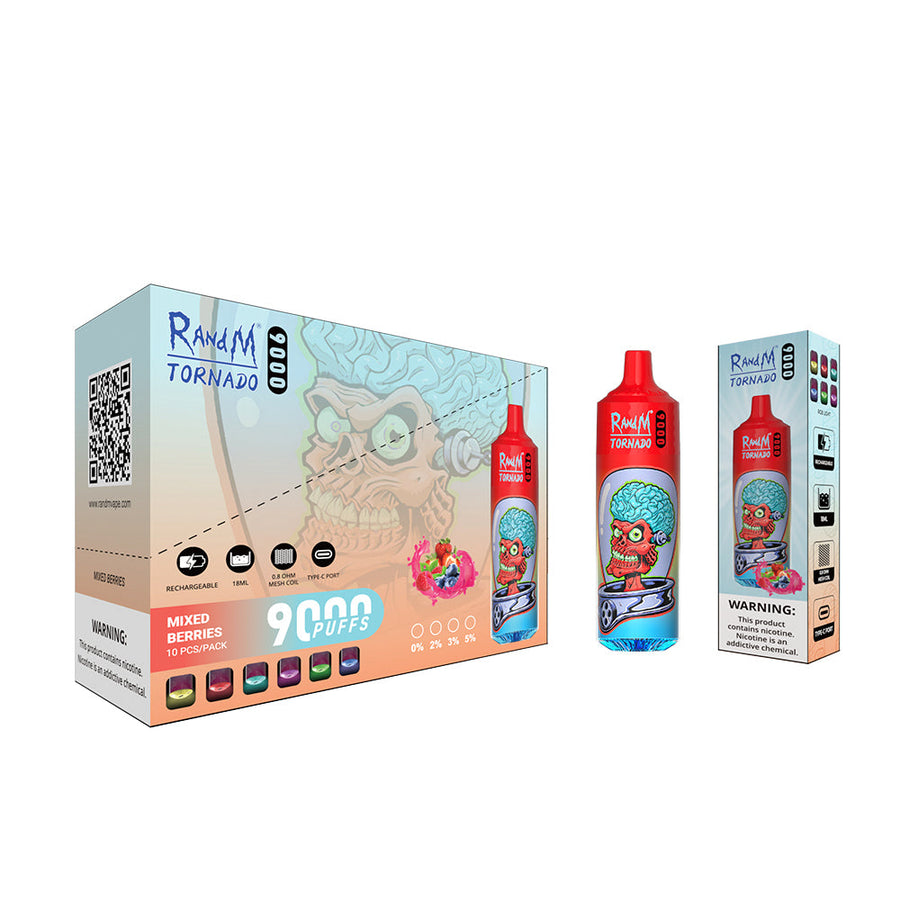 RAndM Tornado 9000 Puffs (Boîte de 10)