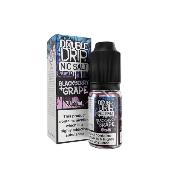 Blackberry & Grape Nic Salt by Double Drip.  - 10ml