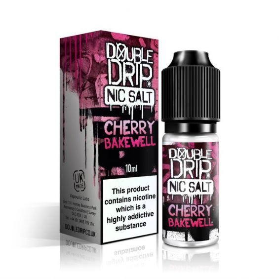 Cherry Bakewell Nic Salt by Double Drip.  - 10ml