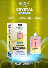 The Crystal Pro Max + 10000 Disposable Vape Pod (Boîte de 10)