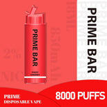 Prime Bar 8000 Disposable Vape Pod Device Pack of 10