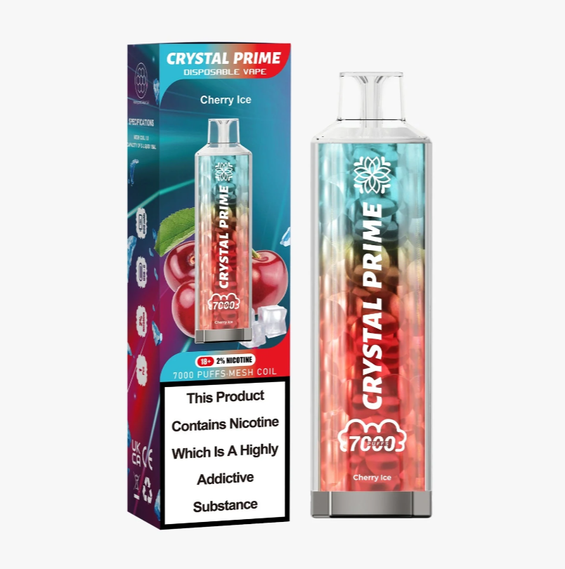 Crystal Prime 7000 Puffs Crystal Vape 7k Flavours