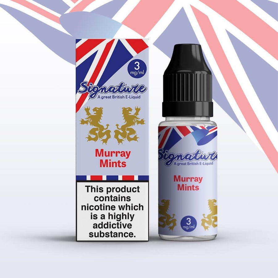 Signature - Murray Mints - 10ml E-liquids (Pack of 10)